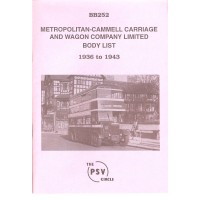 BB252 Metropolitan-Cammell Carriage & Wagon Co. 1936-1943