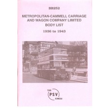BB252 Metropolitan-Cammell Carriage & Wagon Co. 1936-1943