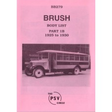 BB279 Brush - Part 1b 1925-1930