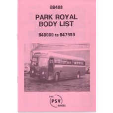 BB408 Park Royal B40000 - B47999