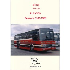B1156 Plaxton bodies 1985-1988