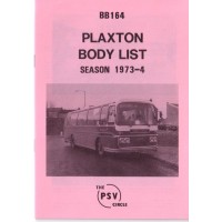 BB164 Plaxton bodies. Season 1973-1974