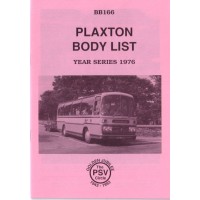 BB166 Plaxton body list year series 1976