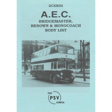 2CXB33 AEC Bridgemaster, Renown & Monocoach