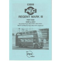 CXB99 AEC Regent III 0961/9613 - nos 6389 - 8261, Regent IV