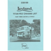 CXB160 Leyland Titan PD2 530706-570422