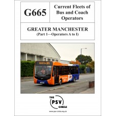 G665 Greater Manchester Part 1: Operators A - I