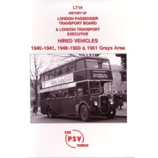 LT14 History of LPTB and LTE hired vehicles 1940/1, 1948-50