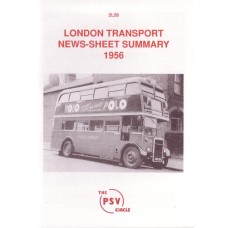 2L56 1956 London Transport News Sheet Summary