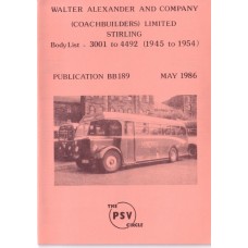 BB189 Alexander 3001-4492 (1945-1954)