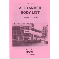 BB199 Alexander 1977 & 1978 orders