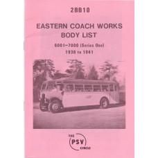 2BB10 ECW 1st series bodies nos 6001-7000