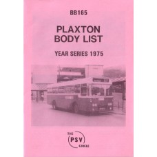BB165 Plaxton body list year series 1975