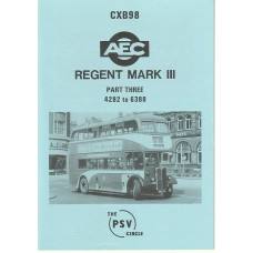 CXB98 AEC Regent III 0961/9613 - nos 4282 - 6388