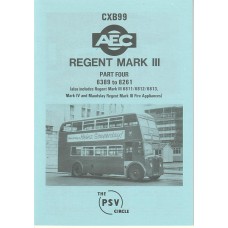 CXB99 AEC Regent III 0961/9613 - nos 6389 - 8261, Regent IV