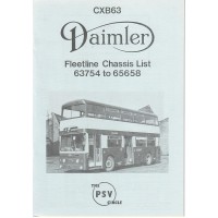 CXB63 Daimler Fleetline 63754 - 65658