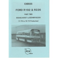 CXB555 Ford R192 & R226 Part 2