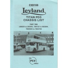 CXB166 Leyland Titan PD3 Part 2 L00029-L65363, 700133-902844