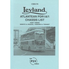 CXB170 Leyland Atlantean PDR1/1 Part 3 900075-904042, 7000038-7304627