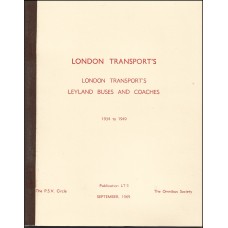 LT5 London Transport Leyland Buses and Coaches