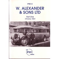 PM14 W. Alexander & Sons Limited Part 1 1914-31