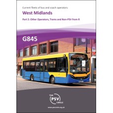 G845 West Midlands Other Operators, Trams and Non-PSV from R