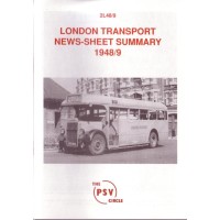 2L48 1948/9 London Transport News Sheet Summary