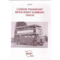 2L54 1954/5 London Transport News Sheet Summary