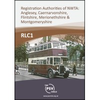 RLC1 Registration authorities of the North West traffic area, Anglesey, Caernarvon, Flint, Merioneth & Montgomery