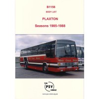 B1156 Plaxton bodies 1985-1988 B1156 Plaxton bodies 1985-1988