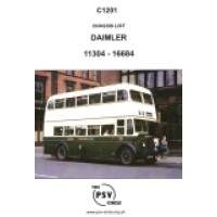 C1201 Daimler Chassis Numbers 11304-16684 C1201 Daimler Chassis Numbers 11304-16684