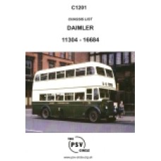 C1201 Daimler Chassis Numbers 11304-16684