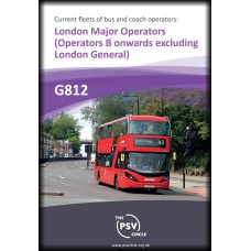 G812 London Majors (B onwards excl. London General) G812 London Majors (B onwards excl. London General)