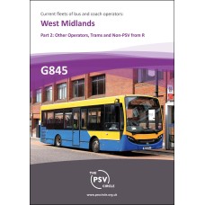 G845 West Midlands Other Operators, Trams and Non-PSV from R G845 West Midlands Other Operators, Trams and Non-PSV from R
