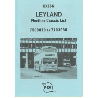 CXB66 Leyland Fleetline 7500870 - 7703998 CXB66 Leyland Fleetline 7500870 - 7703998