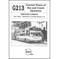 G213 Greater London Part 3 - L (London Buses) to O G213 Greater London Part 3 - L (London Buses) to O