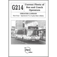 G214 Greater London Part 4 - P to Z plus Dial a Ride G214 Greater London Part 4 - P to Z plus Dial a Ride