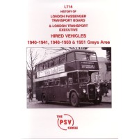 LT14 History of London Passenger Transport Board and LTE hired vehicles 1940/1, 1948-50